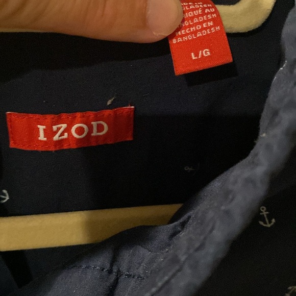 Mens Izod short sleeve button down - Picture 2 of 4